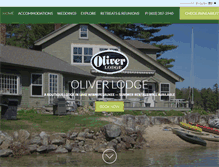 Tablet Screenshot of oliverlodge.com